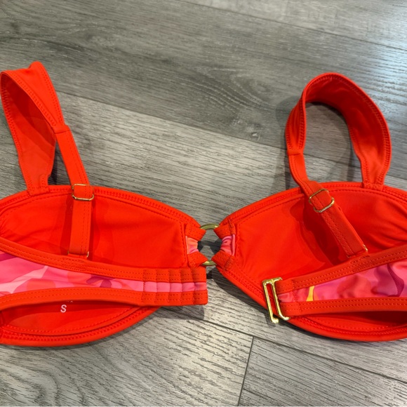 93 Play Street Bridget Swim Top in Floral Fruit Punch - Picture 3 of 9